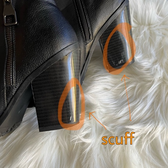 â¨DONATED⨠// Black zipper booties - Picture 5 of 12